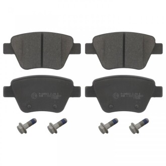 Колодки гальмівні (задні) Audi A1/A3/Skoda Octavia/SuperB/Yeti/VW Caddy/Touran/Golf/Passat B7/B UA63 BLUE PRINT ADV184218