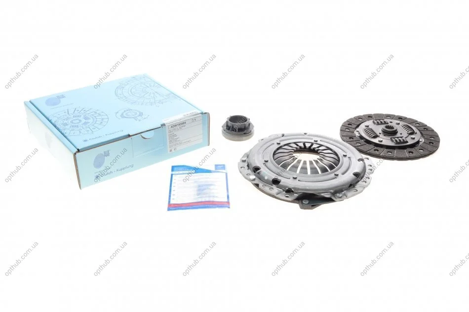 Комплект зчеплення Opel Combo 1.7 D 94-01 (d=201mm) (+вижимний) UA63 BLUE PRINT ADW193004 (фото 1)
