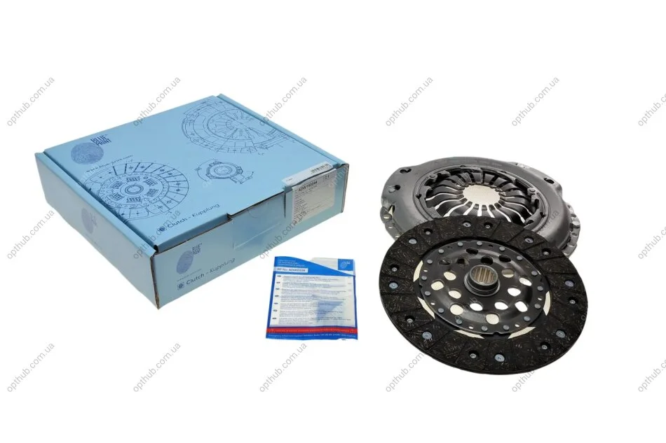 Комплект зчеплення Opel Vectra C 2.0 DTI/2.2 16V 99- (d=230mm) UA63 BLUE PRINT ADW193044 (фото 1)