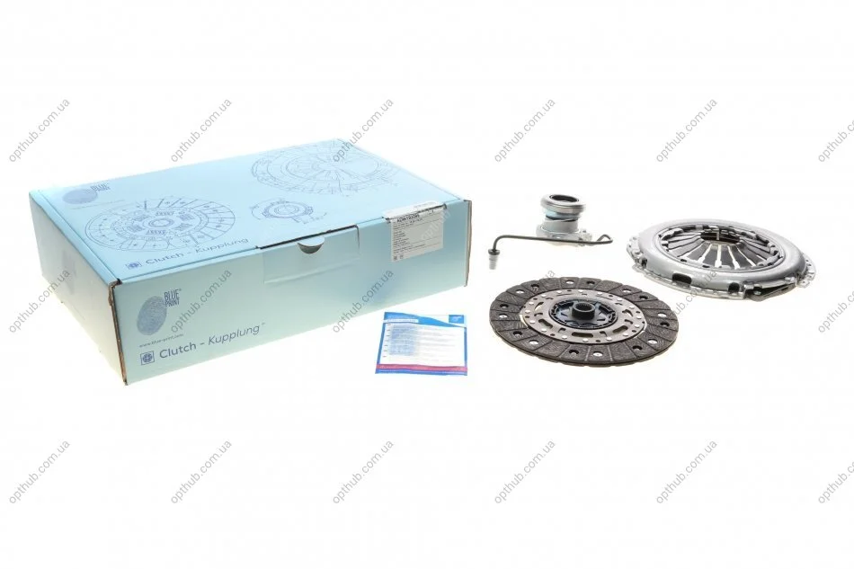 Комплект зчеплення Opel Astra H 1.3 CDTI 05-10 (d=216mm) (+вижимний) UA63 BLUE PRINT ADW193099 (фото 1)