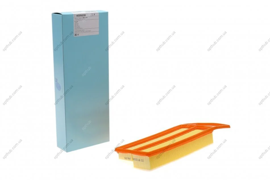 Фільтр повітряний FIAT (вир-во Blue Print) BLUE PRINT ADZ92230 (фото 1)