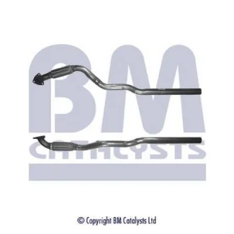Вихлопна труба передн OPEL ASTRA G, ASTRA G CLASSIC, ZAFIRA A 1.4/1.6/1.6LPG 02.98-07.09 BM CATALYSTS BM50080
