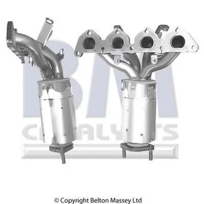 Каталізатор EURO 4 HYUNDAI TRAJET, TUCSON KIA SPORTAGE II 2.0 11.03-01.12 BM CATALYSTS BM91688H (фото 1)