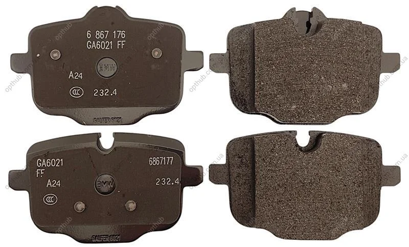 Колодки гальмівні зд G31/G01 BMW 34216867175 (фото 1)