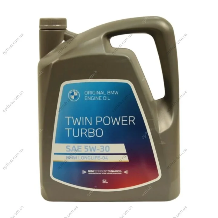 Олива моторна TwinPower Turbo Longlife-04 SAE 5W-30 (5 Liter) BMW 83215B65F02 (фото 1)
