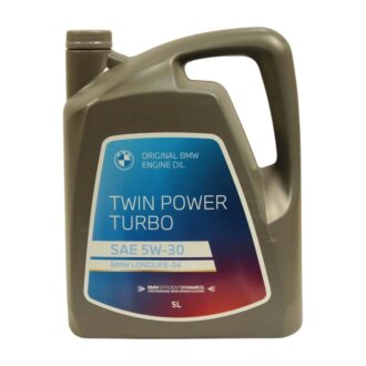 Олива моторна TwinPower Turbo Longlife-04 SAE 5W-30 (5 Liter) BMW 83215B65F02