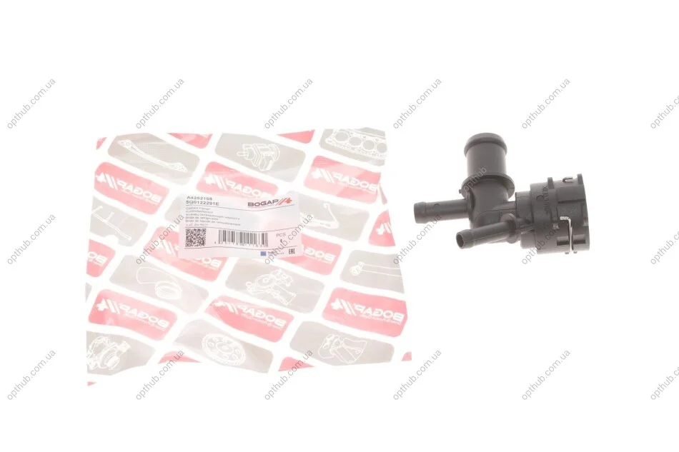 Фланець системи охолодження VW Golf 1.2/1.4TSI 13- UA63 BOGAP A4252168 (фото 1)