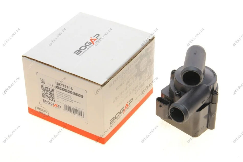 Насос системи охолодження (додатковий) BMW 5 (F10)/7 (F01-F04) 08-16 N47/N57/N63/N74 (opt-om) BOGAP B4233105 (фото 1)