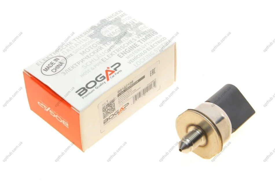 Датчик тиску палива BMW 3 (E90)/5 (E60/F10)/7 (F01-F04) 06-16 N42/N52/N53/N63 UA63 BOGAP B6122108 (фото 1)