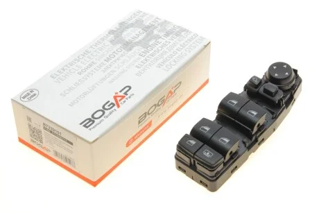 Кнопка склопідйомника (L) BMW 3 (F30/F80) 11- B38/B46/B47/B48/B58/N13/N20/N26/N47/N55 (блок) (opt-om) BOGAP B7339101