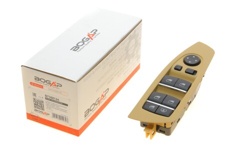 Кнопка склопідіймача (L) BMW 5 (E60) 03-10 M57/N43/N47/N52/N53/N62/S65 (блок) (opt-om) BOGAP B7358124