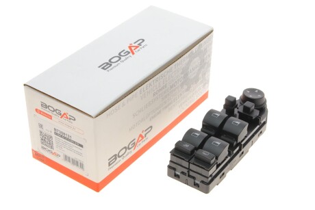 Кнопка склопідіймача (L) BMW 5 (E60) 03-10 M57/N43/N47/N52/N53/N62 (блок) (opt-om) BOGAP B7358131