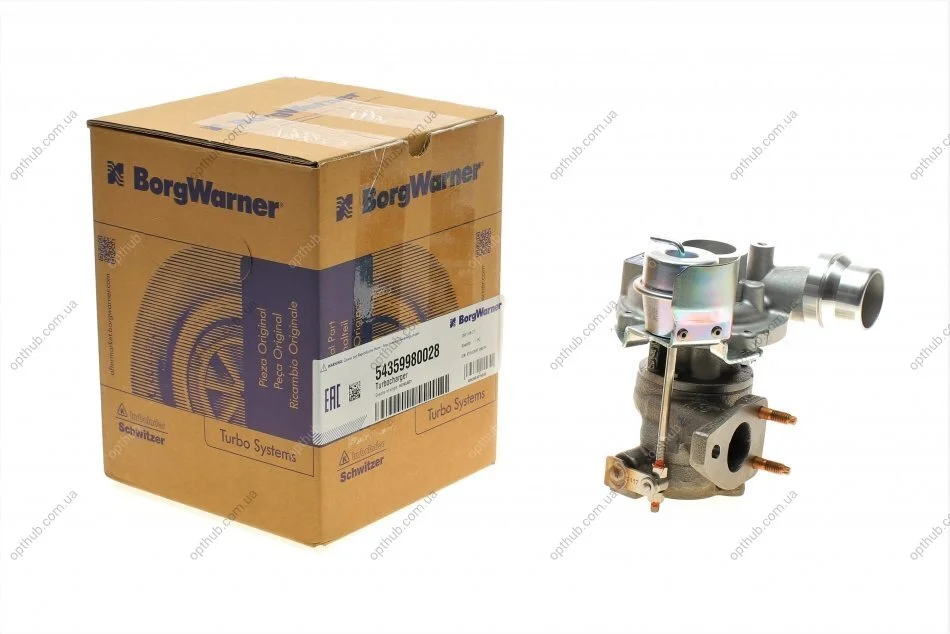 Турбіна Renault Kangoo 1.5 dCi 09- (55/66kW) BORGWARNER (opt-om) BorgWarner 5435 998 0028 (фото 1)