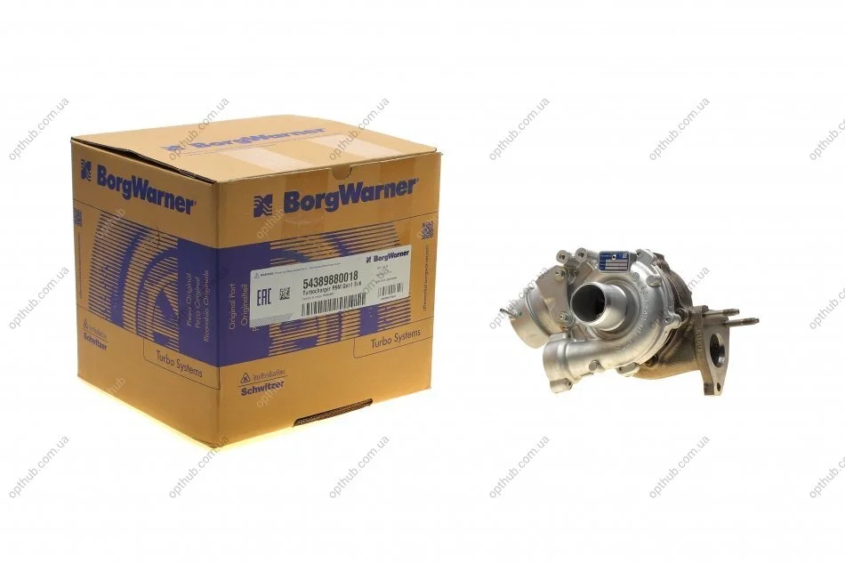 Турбина Opel Vivaro/MB Vito/Renault Megane 1.6dCi/CDTi 11- (OM 622/R9M) BORGWARNER (opt-om) BorgWarner 5438 988 0018 (фото 1)