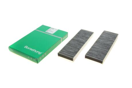 Фільтр салону Audi A6 04-11 (вугільний) (к-кт 2шт.) (opt-om) Borsehung B12802