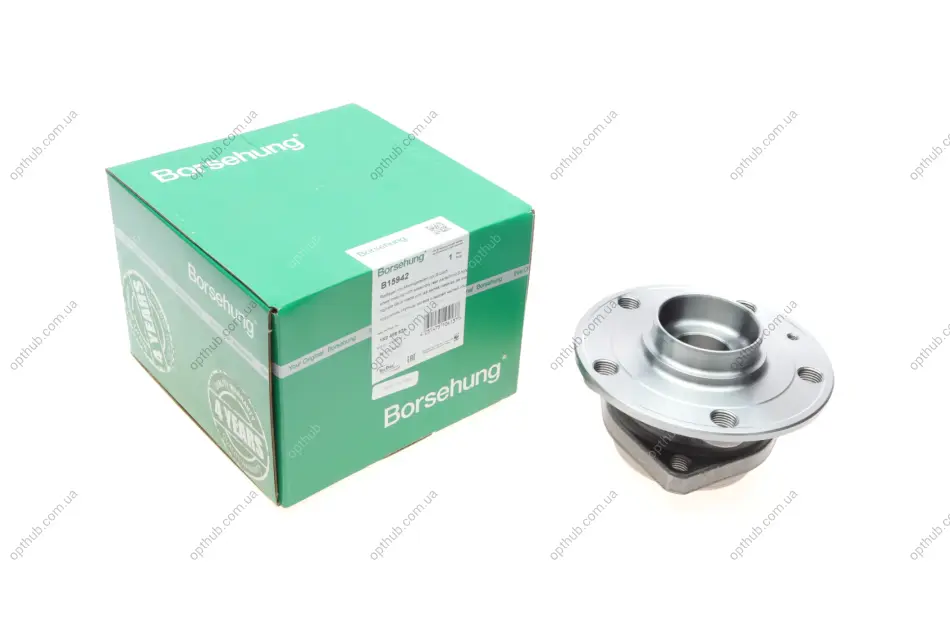Підшипник маточини (передньої) VW Caddy III 03-15/Golf V/VI 03-14 (3 болти) (OE VAG) BORSEHUNG UA63 Borsehung B15942 (фото 1)