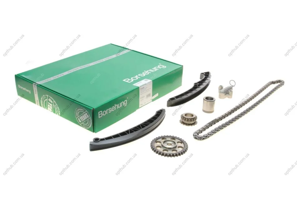 Комплект цепи ГРМ VW Golf V 1.4TSI, 10/03 - 02/09, 90/103/125kw, (z=130/18-18/36/36) (OE VA (opt-om) Borsehung B16299 (фото 1)