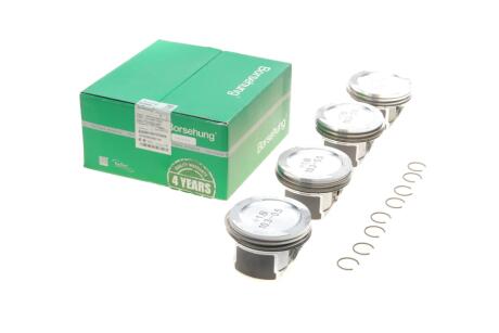 Поршень Audi A3/A4/VW Passat/Caddy 1.6 96-10 (к-кт 4шт).) UA63 Borsehung B16955