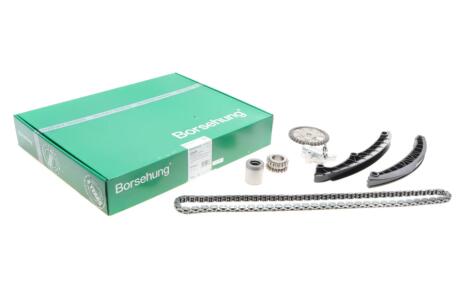 Комплект ланцюга ГРМ VW Golf V 1.4TSI, 10/03 - 02/09, 90/103/125kw, (z=130/18-18/36/36) (OE VA (opt-om) Borsehung B18475