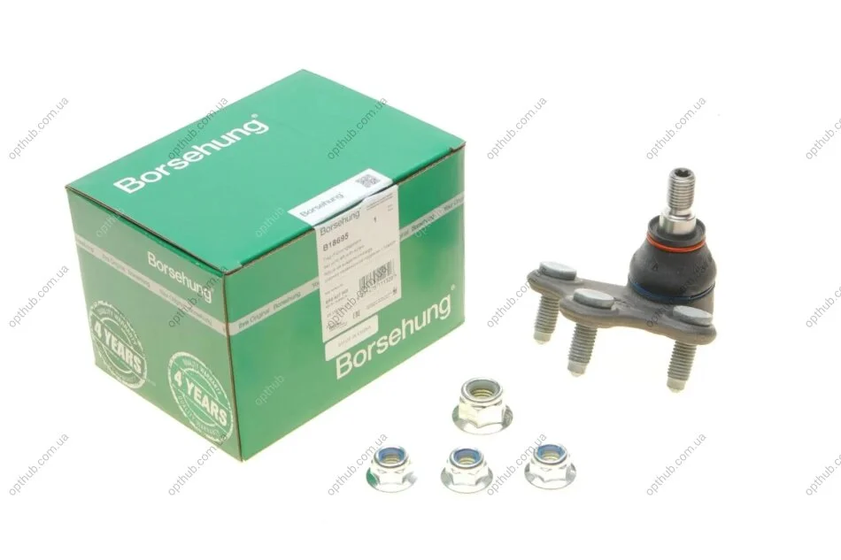 Опора кульова (передня/L) VW Polo/Skoda Fabia 1.0-2.0 99- BORSEHUNG UA63 Borsehung B18695 (фото 1)