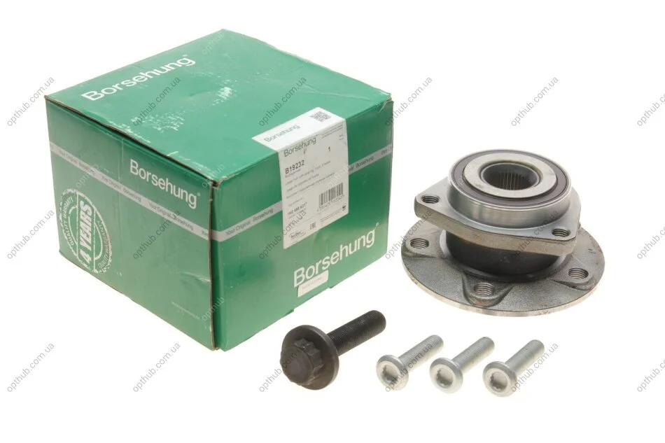 Підшипник маточини (передньої) VW Caddy III 03-15/Golf V/VI 03-14 (3 болти) (OE VAG) BORSEHUNG (opt-om) Borsehung B19232 (фото 1)