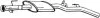 Глушник передній Renault CLIO II 99-10, Renault Symbol 05-14 BOSAL 200361 (фото 1)