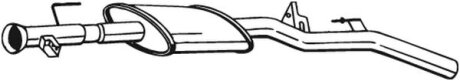 Глушник передній Renault CLIO II 99-10, Renault Symbol 05-14 BOSAL 200361