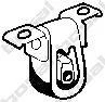 Елемент кріплення випускної системи AUDI A3 SEAT CORDOBA, CORDOBA VARIO, IBIZA II, INCA, LEON VW BORA, BORA I, CADDY, CADDY II, CADDY III, GOLF III, GOLF IV, NEW BEETLE 1.0-2.9 02.88-04.12 BOSAL 255-034