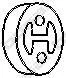 Елемент кріплення випускної системи MAZDA 626 V NISSAN ALMERA II, JUKE, MICRA III, MICRA IV, TIIDA 1.2-2.0D 04.98-12.19 BOSAL 255-118