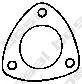 Прокладка випускної системи BMW 3 (E36), 3 (E46), 5 (E34), 5 (E39), 7 (E38), 8 (E31), Z3 (E36) OPEL ASTRA J 1.7D-5.4 03.90-10.15 BOSAL 256-395 (фото 1)