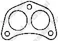 Прокладка випускної системи FORD COURIER, ESCORT CLASSIC, ESCORT III, ESCORT III EXPRESS, ESCORT IV, ESCORT IV EXPRESS, ESCORT V, ESCORT V EXPRESS, ESCORT VI, FIESTA 1.6D/1.8D 09.83-04.03 BOSAL 256-642 (фото 1)