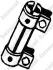 З\'єднувач труб (50x125 мм) MERCEDES A (V177), A (W168), A (W169), A (W176), A (W177), B SPORTS TOURER (W245), B SPORTS TOURER (W246, W242), C (A205), C (C205), C (CL203) 1.3-5.5 08.78- BOSAL 265-459 (фото 1)