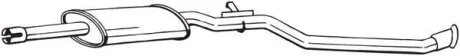 Глушник середня частина Peugeot Partner 01-02 BOSAL 284703
