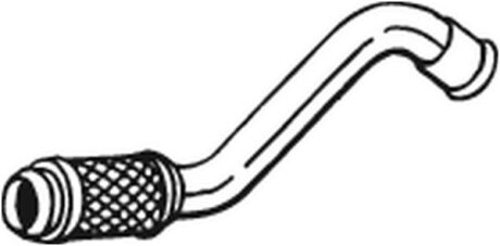 Глушник, алюм. сталь, передня частина CITROEN C4 08-10 BOSAL 700225