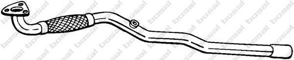 Труба вихлопна OPEL ASTRA G 00-03 (852-455) BOSAL 852455 (фото 1)