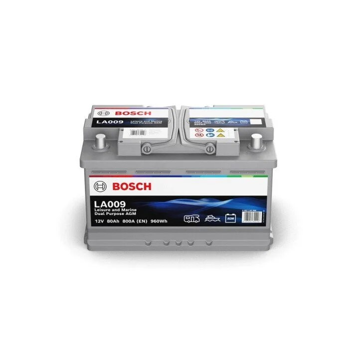 Акумулятор Bosch 12В/80/800/22,76кг BOSCH 0 092 LA0 090 (фото 1)