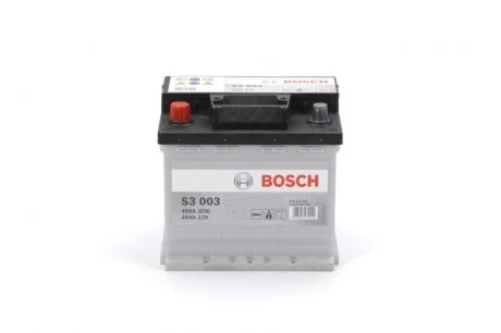 Аккумулятор 45Ah-12v (S3003) (207x175x190),L,EN400 0092S30030 BOSCH 0 092 S30 030