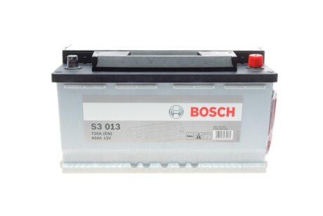 Акумулятор 90Ah-12v (S3013) (353x175x190),R,EN720 BOSCH 0 092 S30 130
