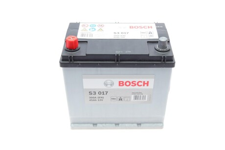 Акумуляторна батарея 45Ah/300A (219x135x222/+L/B01) Азія UA63 BOSCH 0 092 S30 170