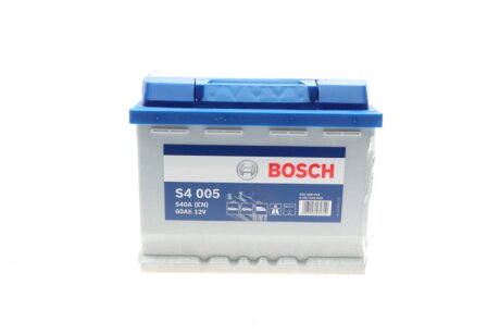 Акумулятор 60Ah-12v (S4005) (242x175x190),R,EN540 BOSCH 0 092 S40 050