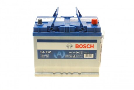 Акумулятор 72Ah-12v EFB (S4E41) (261x175x219),R,EN760 Азія BOSCH 0 092 S4E 410