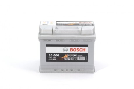 Акумулятор 63Ah-12v (S5006) (242x175x190),L,EN610 BOSCH 0 092 S50 060