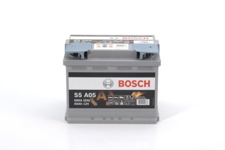 Акумулятор 60Ah-12v AGM (S5A05) (242х175х190), R, EN680 BOSCH 0 092 S5A 050