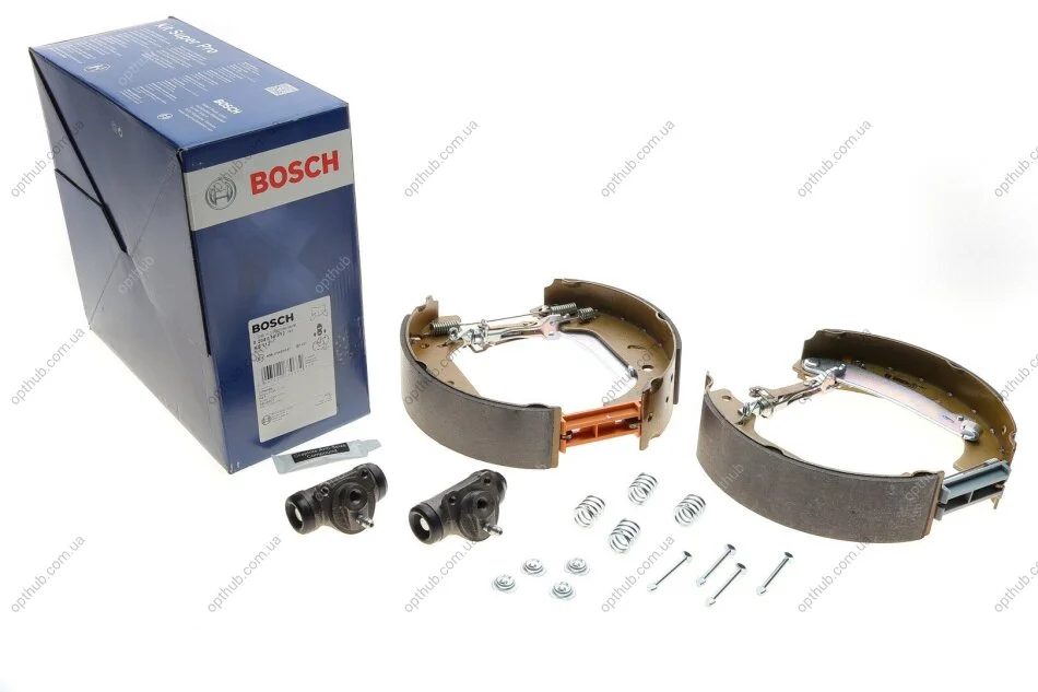 Колодки гальмівні (задні) Citroen Jumpy/Fiat Scudo/Peugeot Expert 94-06 (барабанні) Ремкопл UA63 BOSCH 0 204 114 112 (фото 1)