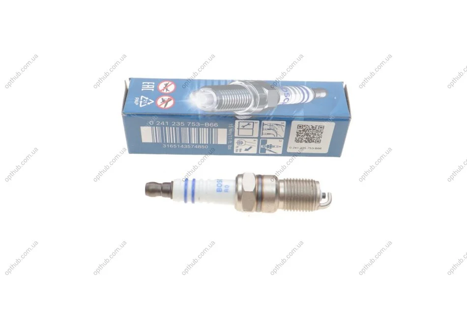 Свічка запалювання Ford Escort/Fiesta/Scorpio 1.0-2.9 -02 (opt-om) BOSCH 0 241 235 753 (фото 1)
