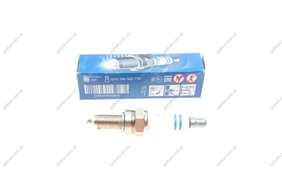 Свічка запалювання UR6DE NICKEL (вир-во) BOSCH 0 242 040 502 (фото 1)