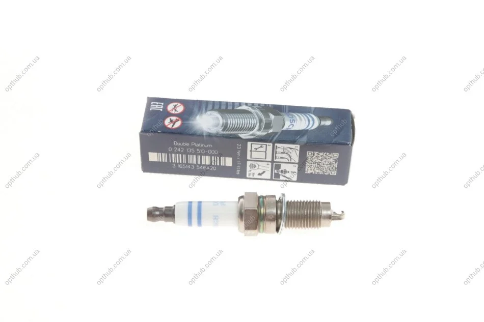 Свічка запалювання VW T5/Touareg 3.2 V6 02-09 UA63 BOSCH 0 242 135 510 (фото 1)