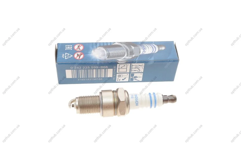 Свеча зажигания Land Rover Defender/Discovery/Range Rover 88-02 (opt-om) BOSCH 0 242 225 599 (фото 1)