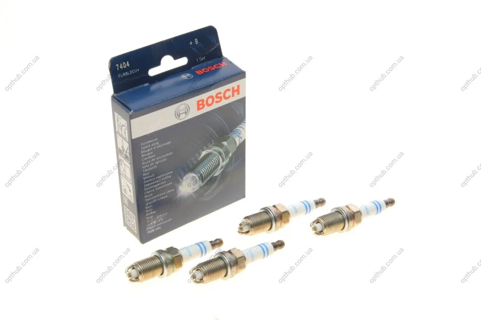 Свічка запалювання FLR8LDCUE NICKEL (OPEL) 4шт. (вир-во) BOSCH 0242229878 (фото 1)