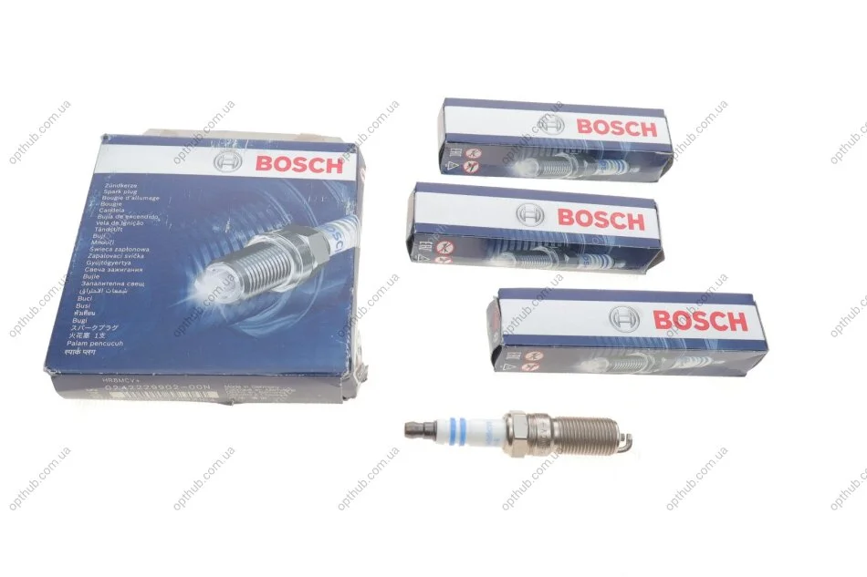 Свічка запалювання (к-кт 4шт) Ford Connect 1.8 16V 02- (opt-om) BOSCH 0 242 229 902 (фото 1)